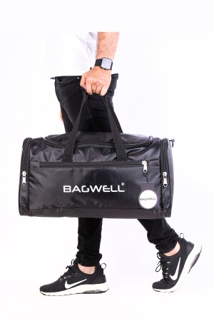 New Season Large Unisex Black Sports and Travel Bag BWK001 - BAGWELL