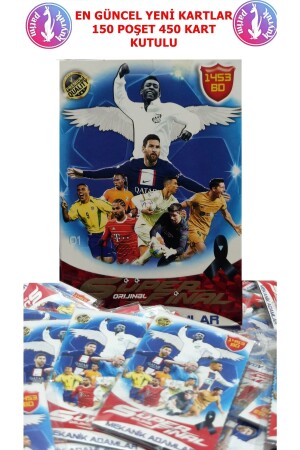 New Season Mechanical Men March Series Black Ribbon Football Player Cards 150 Bags 450 Pieces Mekan450 - süper final
