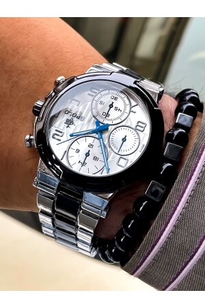 New Season Silver Color Metal Strap Men's Wristwatch Bracelet Gift FAVORİSPOLO180 - S.POLO