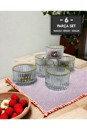 New Year Gilded Sultan 6 Piece Glass Snack Bowl Presentation Magnolia-magnolia Bowl Sultan 6 Piece Snack Bowl Gilded Set of 6 - gkzglass home dekor