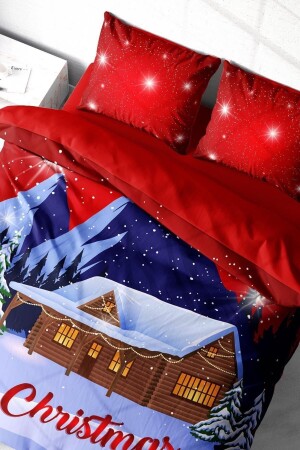 New Year's Eve Duvet Cover Set (With Elastic Sheets) Double 100% Cotton Satin Dream MONOHOME41267 - Monohome