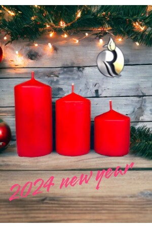 New Year's Special 3 Cylinder Candle set - Royal Mum