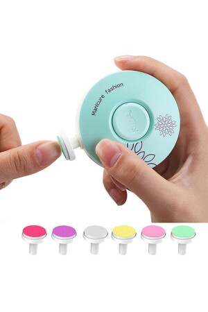 Newborn Baby Child Rotary Battery Operated Nail Clipping and Filing Machine canfhnfgjngjmghp - Canderel