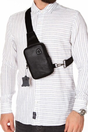 كيس الكتف من الجسم المتقاطع من الجلد من الجلد من نوع MNZ-Newish Polo - NEWISH POLO ACCESSORIES