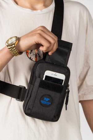 Newish Yuppy Club Unisex Linen Waist and Cross Shoulder Bag with Phone Compartment Chest Travel Daily Bodybag - Newish Polo Accessories