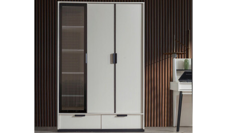 Newport Moonstone 3 Door Wardrobe - Cadde Yıldız