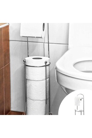 Newstore Pedestal Toilet Roll Holder WC Paper Holder Stainless Replacement Toilet Roll Holder TYC00061686928 - LarinHome