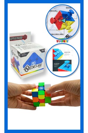 Nexcube Moyu 3x3 Zeka Küpü Akıl Küpü Rübik Küp BŞL-7578 - Beyaz At