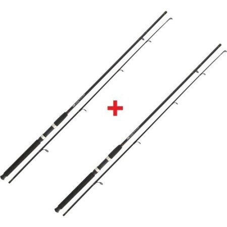 NGT Carp Stalker Rute 8ft/2-teilig schwarz 1+1 GRATIS! - NGT