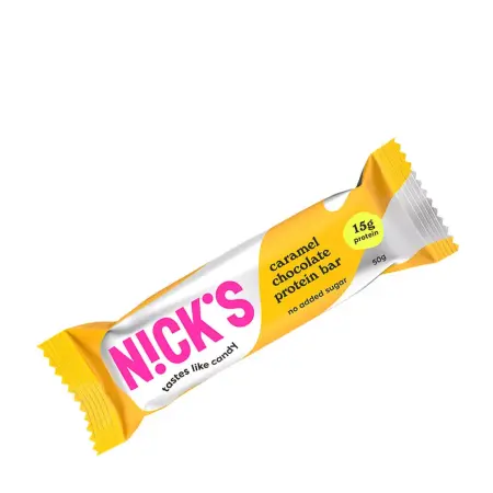 Nick's Caramel Chocolate Protein Bar (50 g) - Nick's