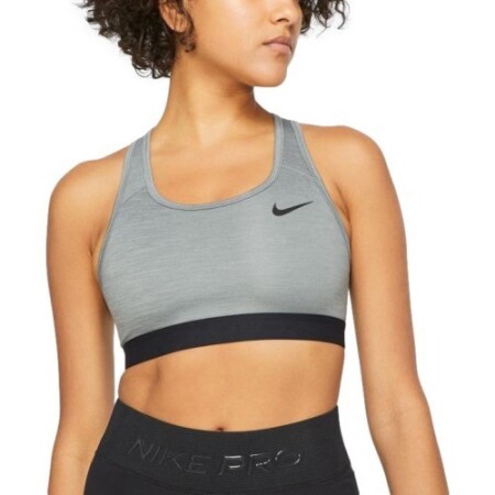 Nike Damen Sport-BH mit weichem Unterbrustband, Grau, BV3900 084 - Nike