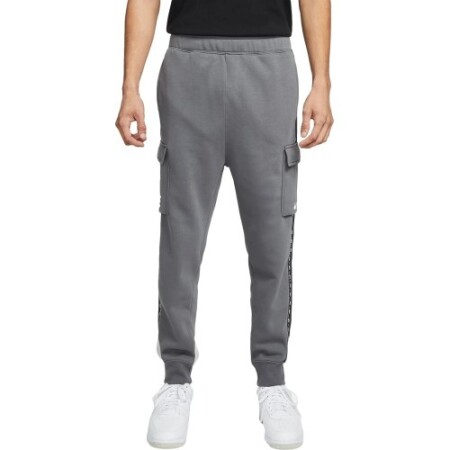 Nike Erkek Pantolon M Nsw Repeat Flc Kargo Pantolon Gri DM4680 068 - Nike