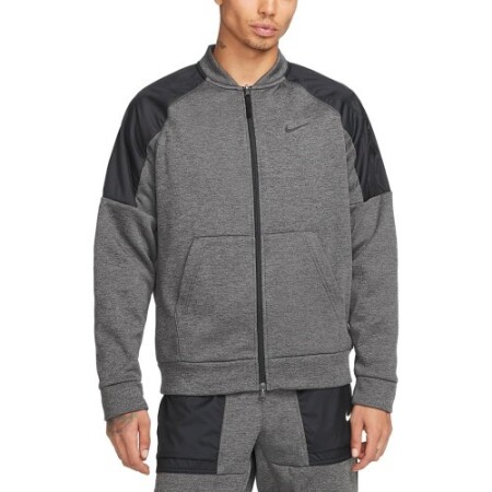 Nike Erkek Therma Novelty Fz Bomber Ceket Gri DQ4852 071 - Nike