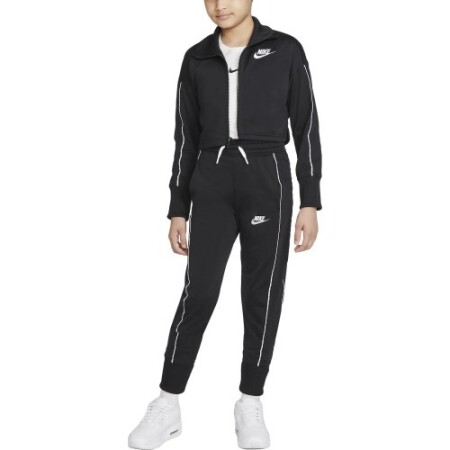 Nike Girls' Tracksuit G Nsw Hw Trk Suit Black DD6302 010 - Nike