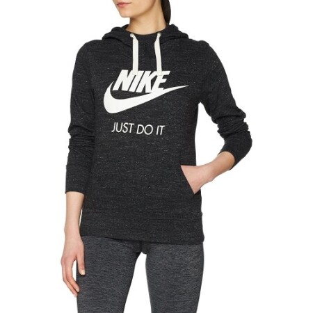 Nike Jumper W Nsw Gym Vntg Hoodie Hbr Black 914414 010 - Nike