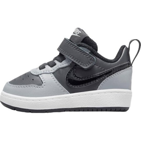 Nike Kids' Court Borough Low 2 Grey BQ5453 014 Shoes - Nike