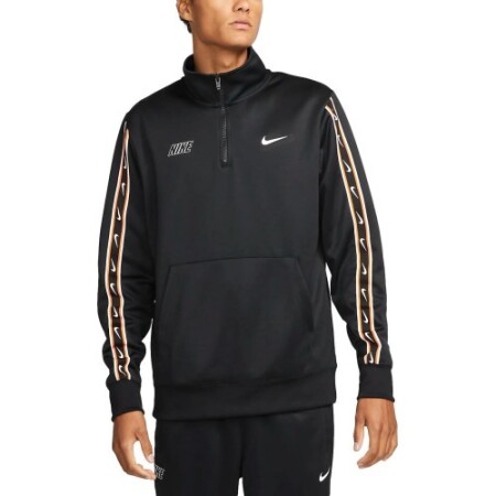 Nike Men's Sweatshirt M Nsv Repeat Sw Pk Hz Black DX2026 010 - Nike