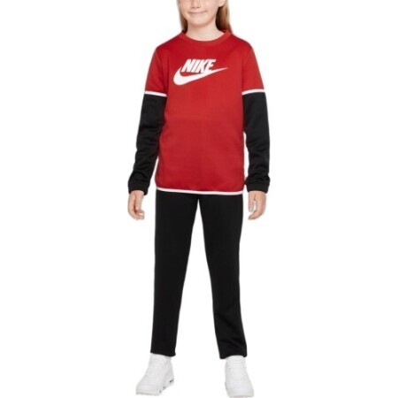 Nike Tracksuit for Teens K Nsw Poly Futura Black Red DM8084 657 - Nike