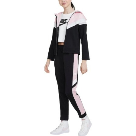 Nike Tracksuit Girls U Nsw Poly Wvn Ovrly Pink Black CU9202 013 - Nike