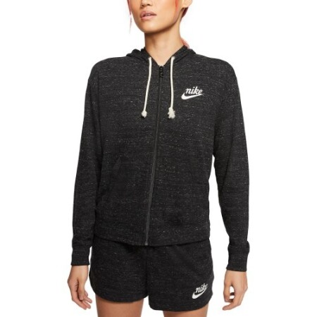 Nike Women's NSW Gym VNTG Hoodie Grey - Nike