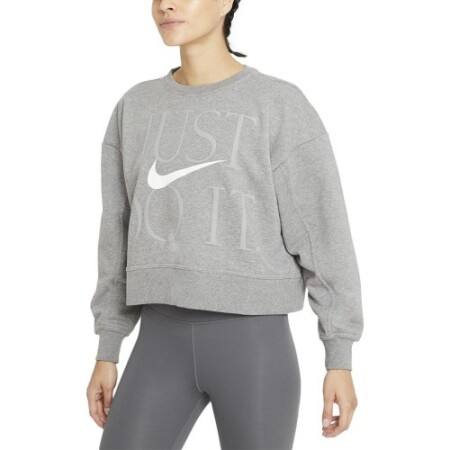 Nike Women's Sweatshirt W Nk DF GX Get Fit Fc Cw Grey DD6130 091 - Nike