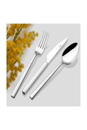 Nil 72 Piece Fork Knife Spoon Set 7146 - İNTER CELİK
