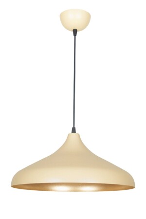 Nil Special Design Retro Rustic Modern Metal Cream Color Pendant Lamp Cafe - Kitchen Single Chandelier - Fer Avize