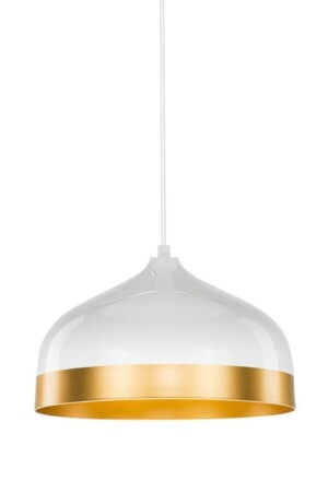 Nilay Private Living Room - Kitchen - Cafe Design White Metal Single Chandelier NC1002 - Modavize