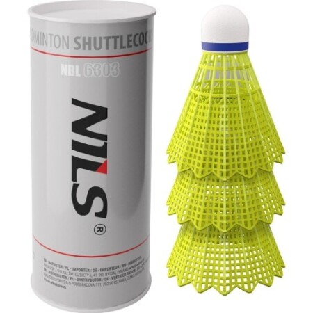 Nils NBL6303 naylon badminton raket topu, 3 adet. - Nils