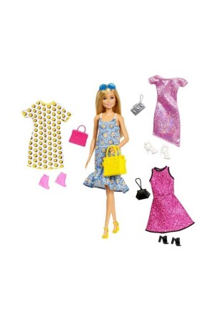 'nin Kıyafet Kombinleri Oyun Seti Gdj40 T000GDJ40 - Barbie
