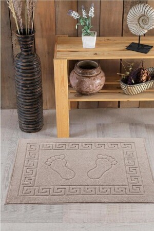Nina Foot Towel 1 Piece Brown Bath Mat - Nina Home