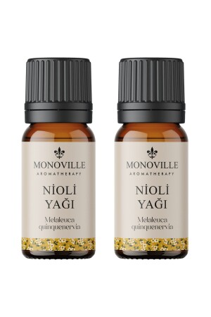 Nioli Essential Oil Set of 2 100% Pure and Natural (Niaouli Essential Oil) 2x10 ml - Monoville