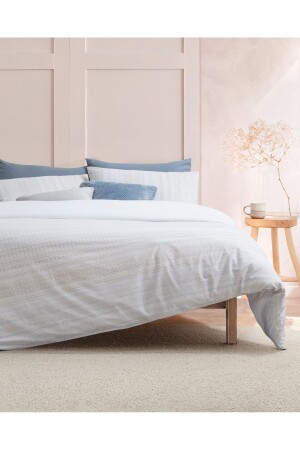 Niort Single Ranforce Printed Duvet Cover Set - Beige NT0000000147-8682116902670 - Madame Coco
