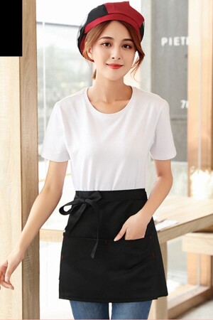 Nippy Waiter Cook and Kitchen Chef Half Waist Apron Stain-Proof 3 Pocket Service Apron NIPPY001 - Bundera