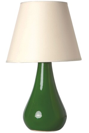 Nisa Luce Damla Großer Lampenschirm aus Keramik – Grün / Weiß 63746 - Nisaluce