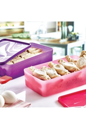 No-frost Storage Container 2. 1 Liter (3 Pieces) (sa-980), Deep Freezer Storage Container A4374 - bimbambom