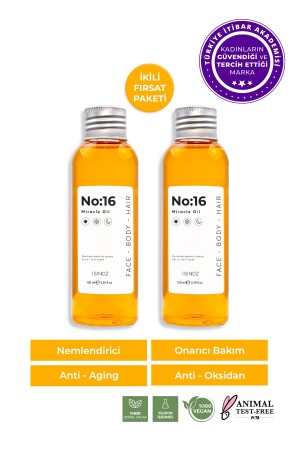 No:16 Moisturizing and Radiating Miraculous Care Oil - Sinoz