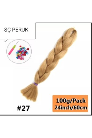 No.27 Jumbo Hair African Tiwist Braiding Hair African Braid Rasta Tiwist 100 gr 60 Cm 27 No - SÇ PERUK