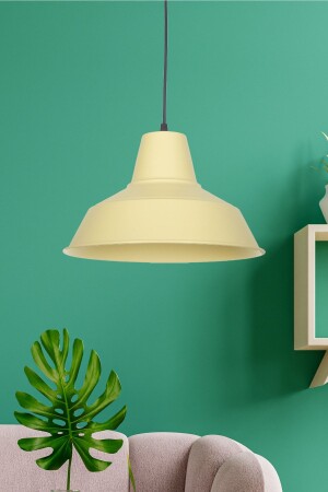 No33 Modernes Design, cremefarbenes Metall-Pendelleuchte, Café – Küche, einzelner Kronleuchter N5775 - Fer Avize