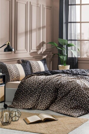 Noche Black Double Duvet Cover Set TYC00622838085 - Özdilek