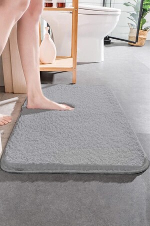 Non-Slip Base Single Post Plush Bath Mat 002643 - BrillaHome
