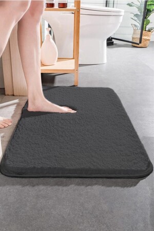 Non-Slip Base Single Post Plush Bath Mat 002643 - BrillaHome