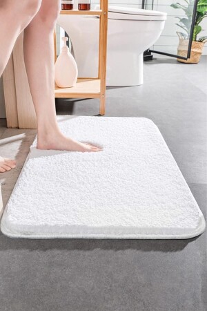 Non-Slip Base Single Post Plush Bath Mat 002643 - BrillaHome