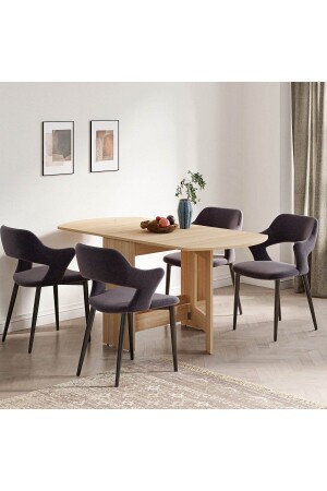 Nordic Folding Table - Light Oak - Just Home