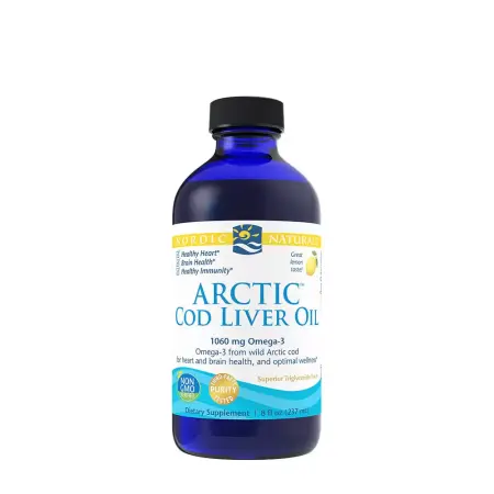 Nordic Naturals Arctic Cod Liver Oil 1060 mg (237 ml, Lemon) - Nordic Naturals