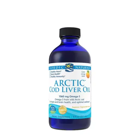 Nordic Naturals Arctic Cod Liver Oil 1060 mg (237 ml, Orange) - Nordic Naturals
