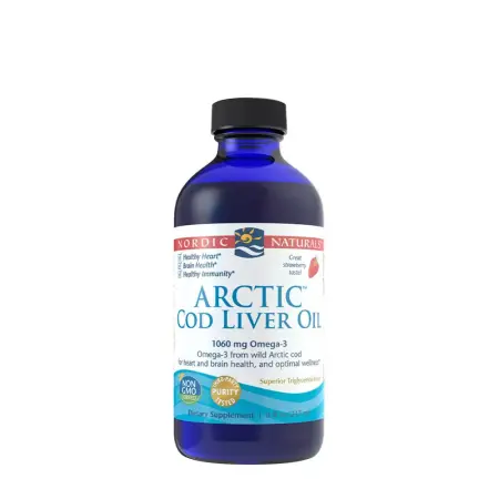 Nordic Naturals Arctic Cod Liver Oil 1060 mg (237 ml, Strawberry) - Nordic Naturals