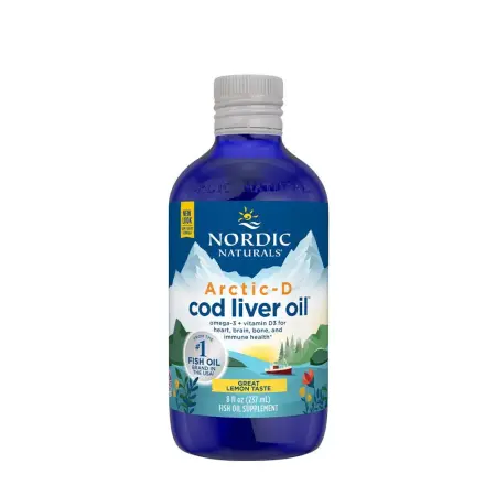 Nordic Naturals Arctic-D Cod Liver Oil (237 ml, Lemon) - Nordic Naturals