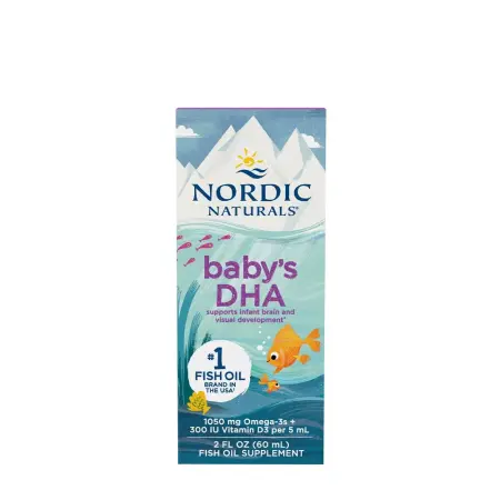 Nordic Naturals Baby's Dha With Vitamin D3 1050 mg (60 ml, Unflavored) - Nordic Naturals