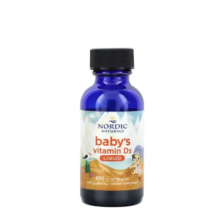 Nordic Naturals Baby's Vitamin D3 400 IU (22.5 ml) - Nordic Naturals